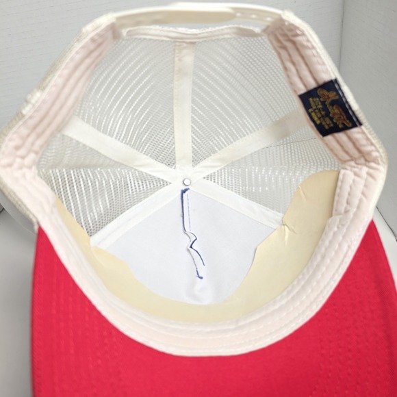 Pabst Blue Ribbon Pbr Trucker Hat Cap Snapback Foam Mesh EUC Vintage - Picture 7 of 8